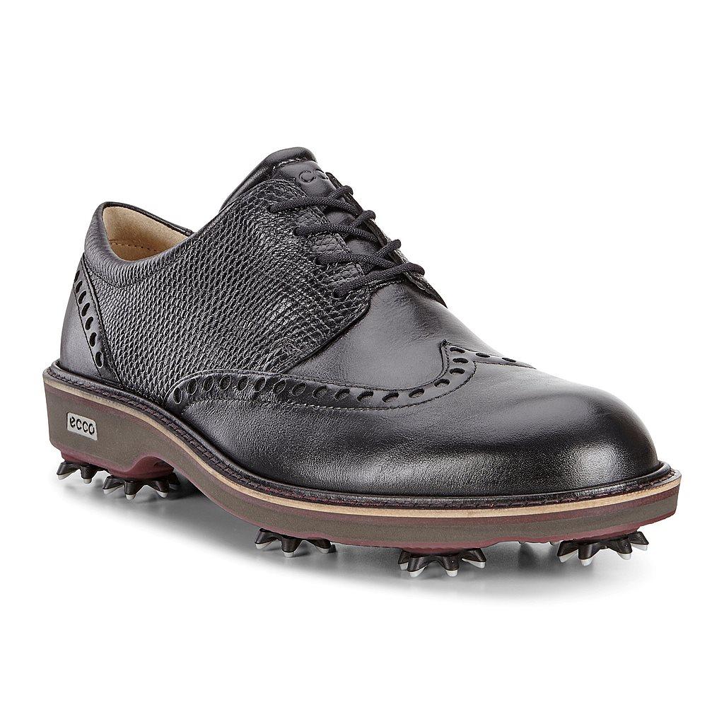 Ecco Golf Lux Mens Golf Shoes In Black Sale - India HOI-031964